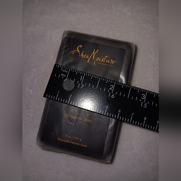 NWOT Shea Moisture African Black Soap with Shea Butter Troubled Skin 8oz - Picture 6 of 9
